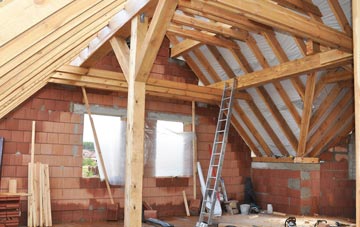 Walton West attic trusses